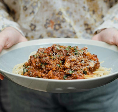 Rigatoni con ragú de carne - Wine.com.mx