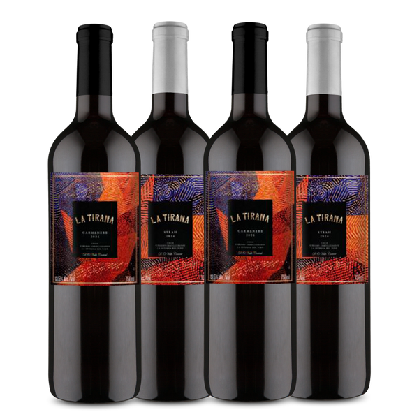 Coleccion 4 Botellas - Chile (La Tirana D.O. Valle Central Carménère + Syrah)