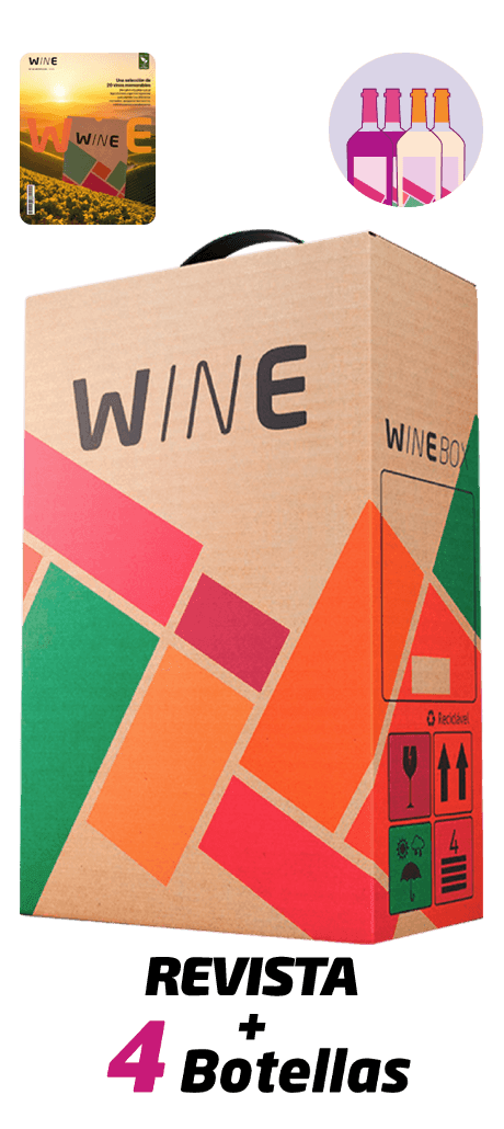 Winebox Revista + 4 Botellas Plan Anual